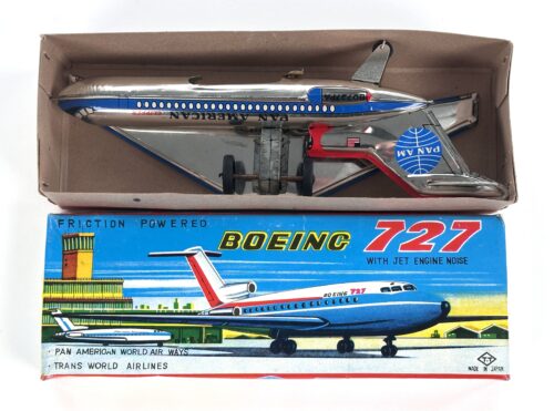 727 Plane Toy Tin