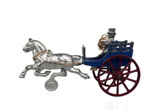 Cast Iron Horse Drawn Cart For Sale