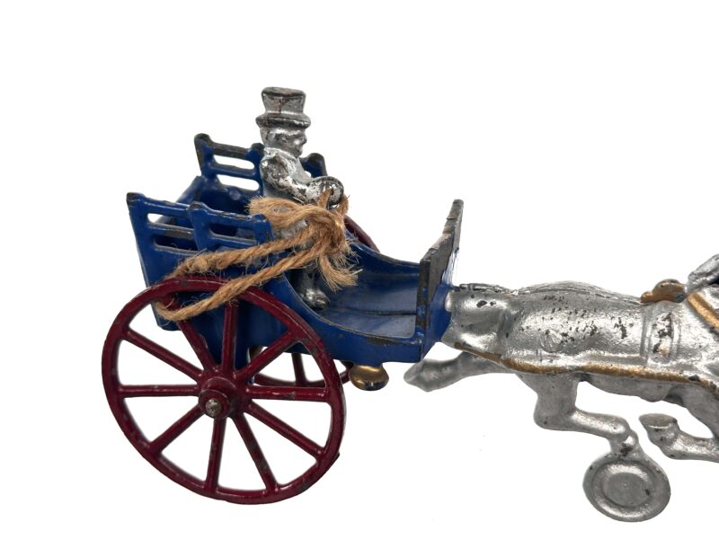 Cast Iron Horse Drawn Cart For Sale - Image 2