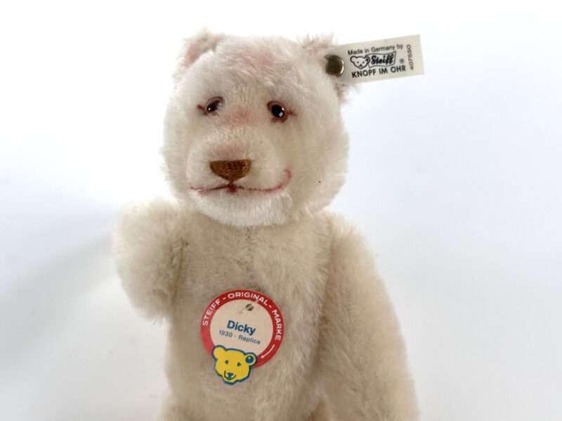 White Steiff Bear Dicky For Sale 1930 Style - Image 7