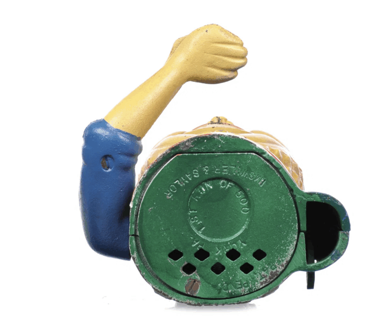 Cast Iron Bank bottom and Trap