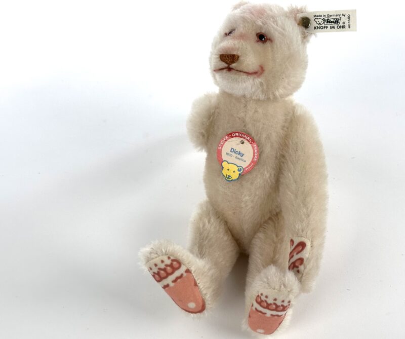 White Steiff Bear Dicky For Sale 1930 Style - Image 4