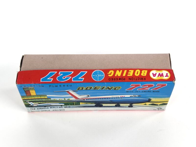Boeing 727 Tin Airplane Toy, Japan For Sale - Image 6