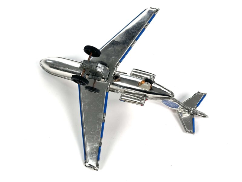 Boeing 727 Tin Airplane Toy, Japan For Sale - Image 8