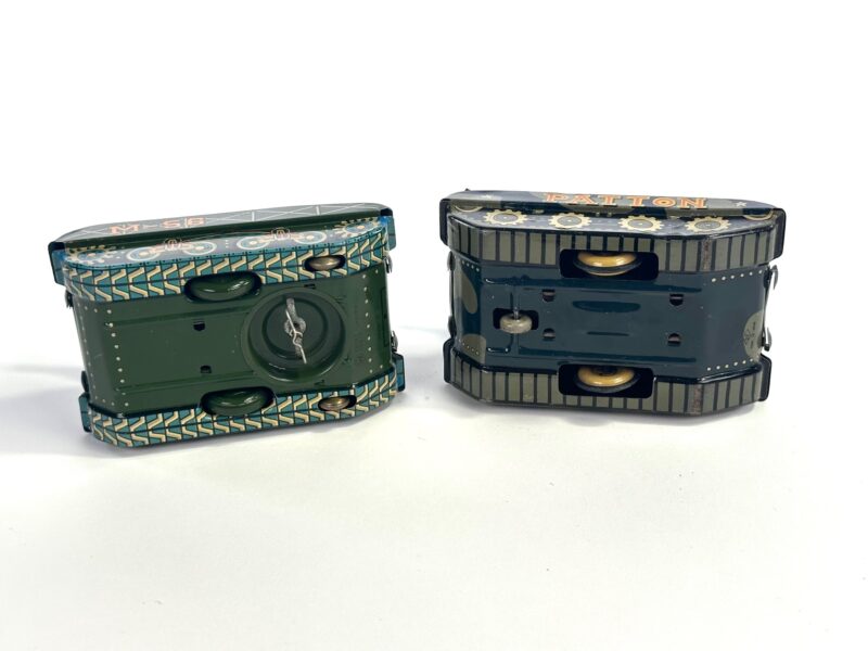 M-5 and Patton Tank Tin Windup Toys for Sale - Image 2