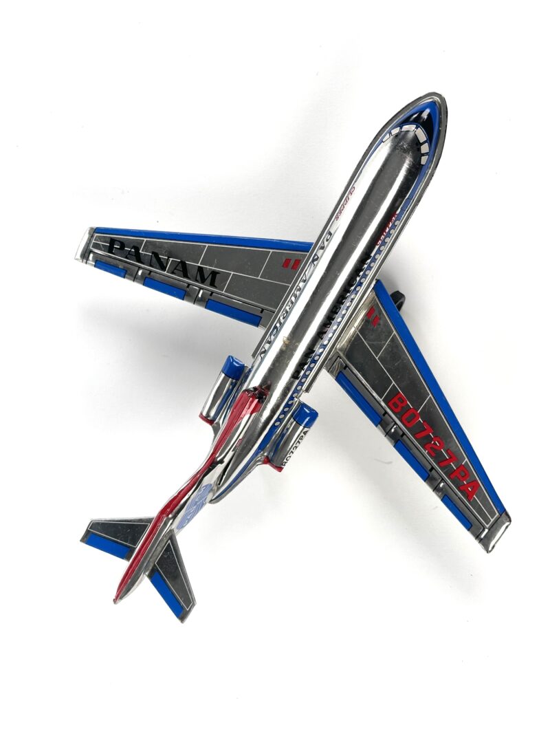 Jet 727 Plane Toy Tin