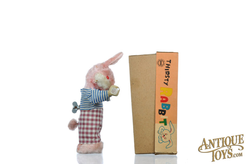 ALPS ca. 1950s Mechanical "Thirsty Rabbit" in Box for Sale - Image 4