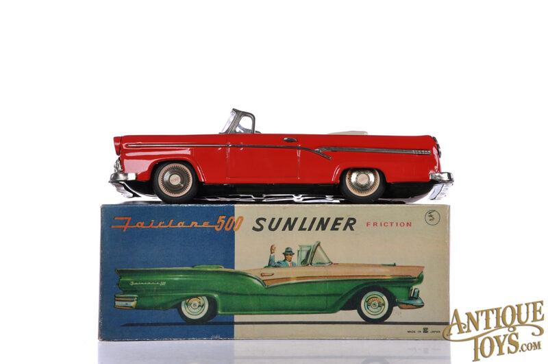 Bandai Fairlane 500 Sunliner Tin Friction Japanese Car Boxed for Sale - Image 2