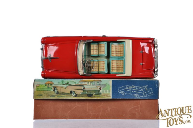 Bandai Fairlane 500 Sunliner Tin Friction Japanese Car Boxed for Sale - Image 4