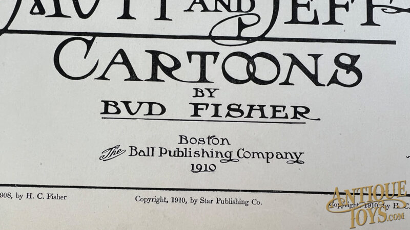 1910, 1911, 1912 The Mutt and Jeff Cartoons by Bud Fisher Books 1-3 for Sale - Image 4
