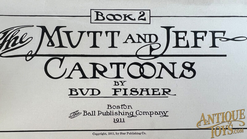 1910, 1911, 1912 The Mutt and Jeff Cartoons by Bud Fisher Books 1-3 for Sale - Image 8