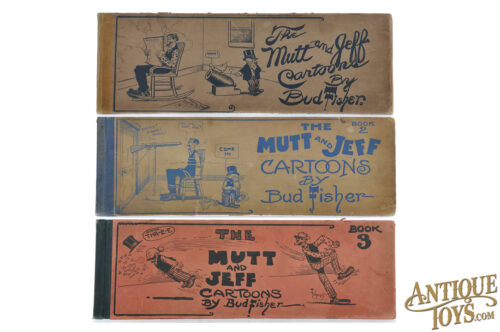 1910, 1911, 1912 The Mutt and Jeff Cartoons by Bud Fisher Books 1-3 for Sale