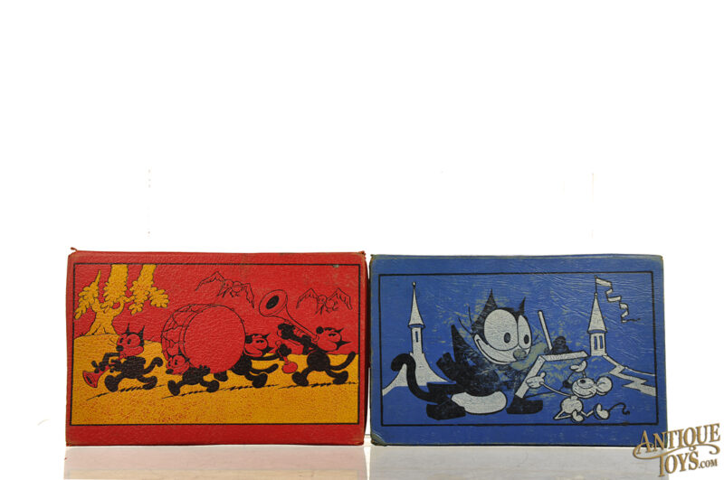 American Pencil Co. ca. 1933 Felix the Cat Pencil Cases w/Tin Saving Bank for Sale - Image 2