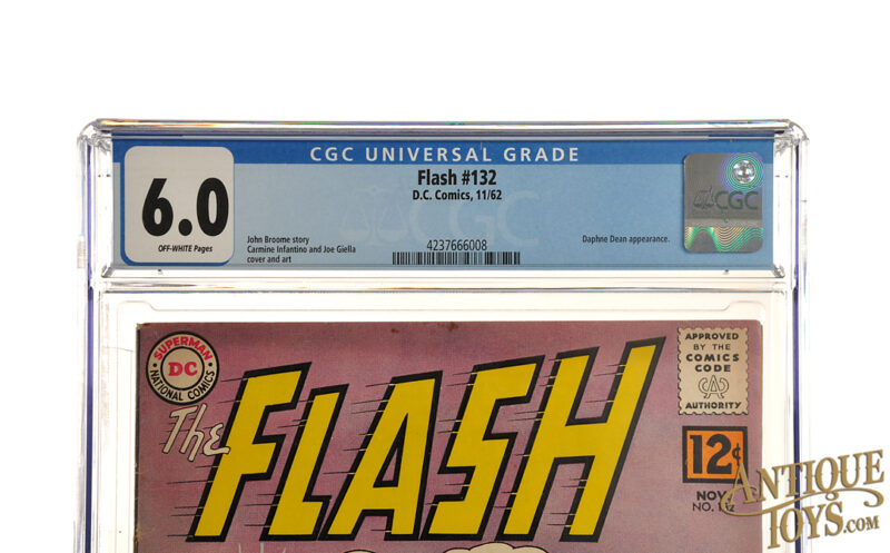 D.C. Comics 1962 Flash #132 CGC Graded Comic for Sale - Image 3