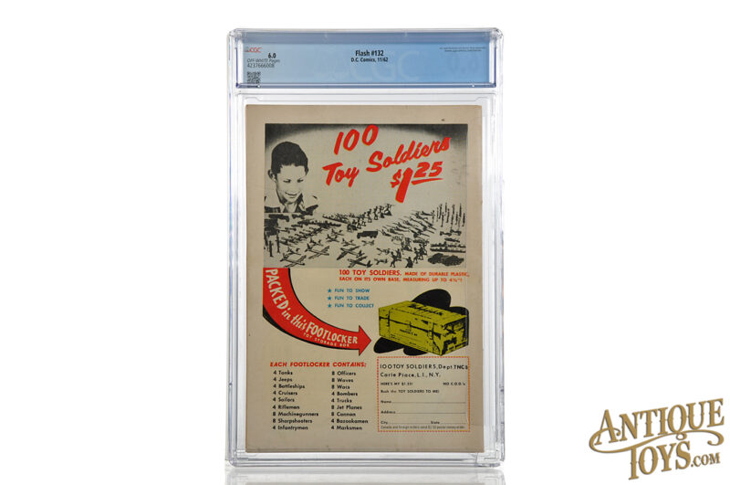 D.C. Comics 1962 Flash #132 CGC Graded Comic for Sale - Image 2