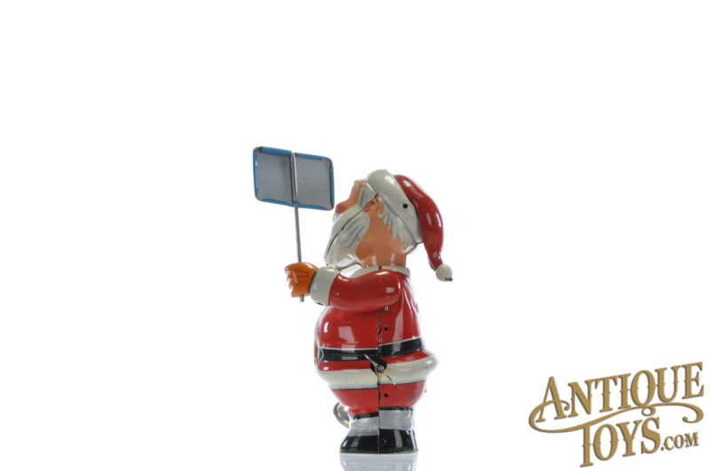 Nikko Kogyo ca. 1950s Tin Litho Windup Bell Ringing Santa Japanese Toys for Sale - Image 5