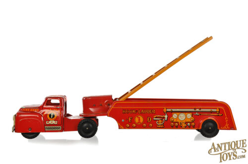 Wyandotte Pressed Steel WFD Hook & Ladder Truck for Sale