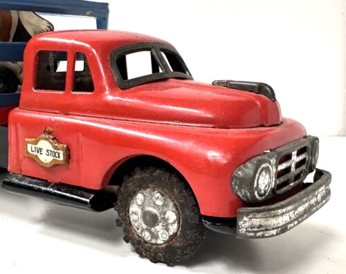 Japanese Tin Farm Truck with Cows For Sale