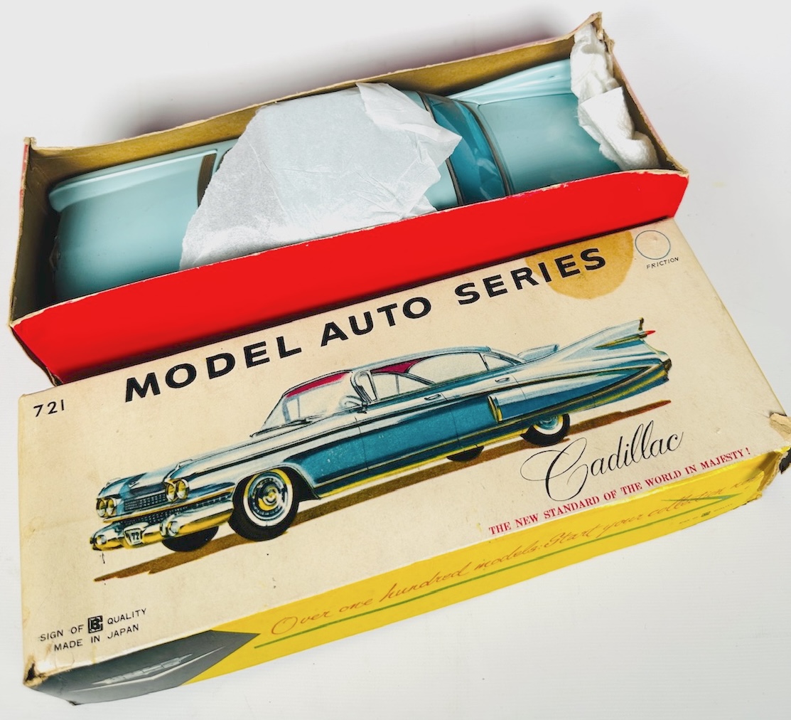 Japanese Tin Toy for sale- Cadillac Bandai boxed auto