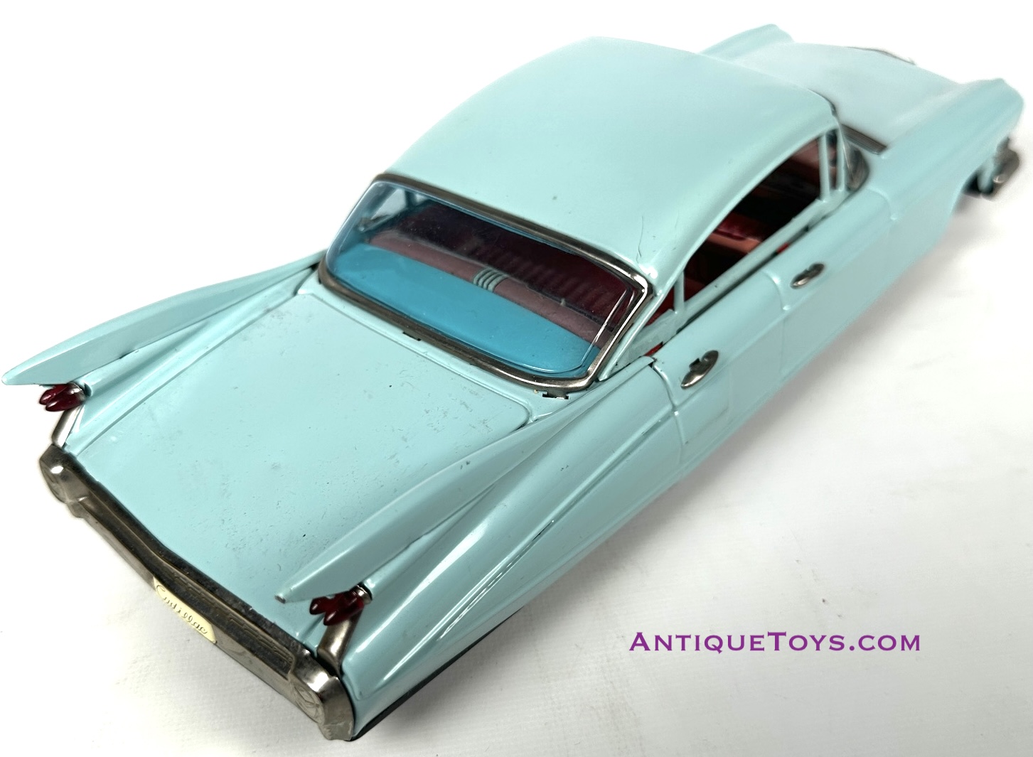 Cadillac Tin Toy for Sale - Bandai 721 Blue Model Auto Series - Image 3