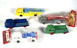 Vintage Plastic Firetoys and Firetrucks