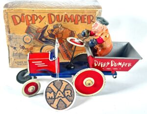 Popeye Tin Toy For Sale- Dipy or Dippsy Dumper by Marx