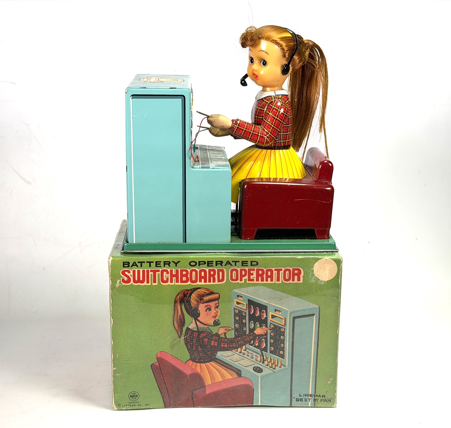 Vintage Japanese Toy- LineMar Electric Switchboard Lady for Sale - Image 5
