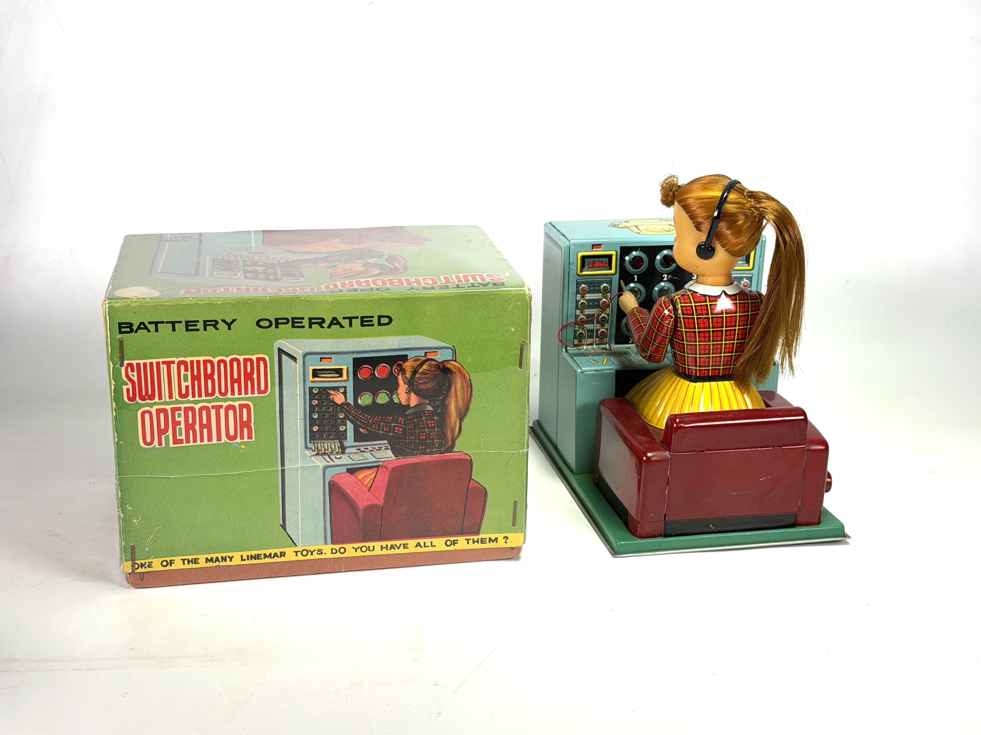 Vintage Japanese Toy- LineMar Electric Switchboard Lady for Sale - Image 6