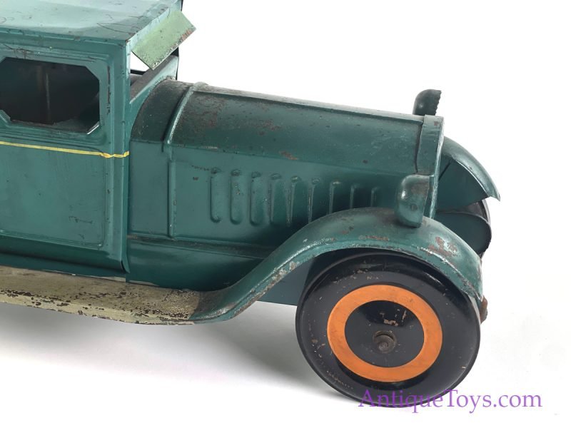 Unusual Schieble Toy & Novelty Co. Ca. 1928 Pressed Steel #7 Blue/Turquoise Sedan <FONT COLOR="ff000 ">*SOLD*</font> - Image 10