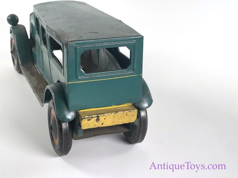 Unusual Schieble Toy & Novelty Co. Ca. 1928 Pressed Steel #7 Blue/Turquoise Sedan <FONT COLOR="ff000 ">*SOLD*</font> - Image 6