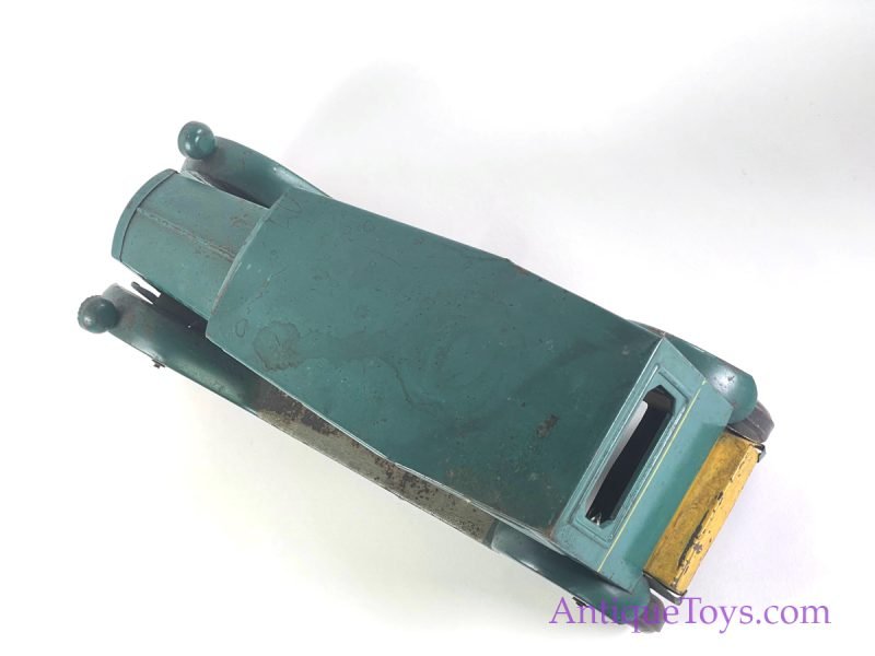 Unusual Schieble Toy & Novelty Co. Ca. 1928 Pressed Steel #7 Blue/Turquoise Sedan <FONT COLOR="ff000 ">*SOLD*</font> - Image 5