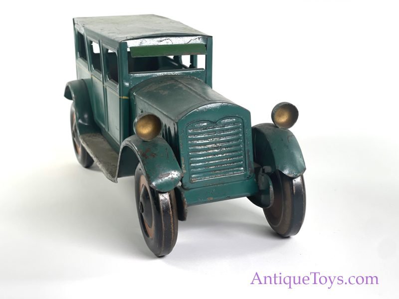 Unusual Schieble Toy & Novelty Co. Ca. 1928 Pressed Steel #7 Blue/Turquoise Sedan <FONT COLOR="ff000 ">*SOLD*</font> - Image 2