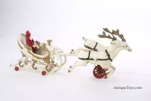 Cast Iron toy by Hubley- Santa