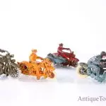 Hubley cast iron motorcycle group