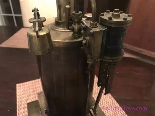 Stevens Model Dockyard Vertical Steam Engine with Scientific Presentation Carry Case *Antique Toys E-Museum*