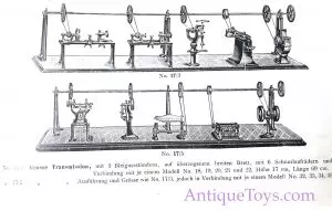 Schoenner transmission set from the 1902-1905 period