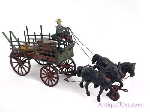 Pratt & Letchworth Horse Drawn Stake Truck *E-Museum*