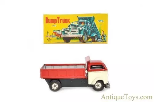 Daiya Tin Lithographed Friction "Dump Truck" in Box for Sale