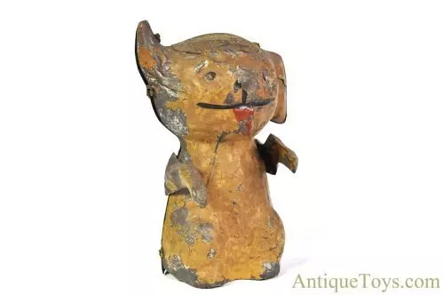 Likely Early S.G. Günthermann Tin Hand Painted Windup "Comic Dog" German Toy for Sale <FONT COLOR="ff000 ">*CALL FOR PRICE*</font>