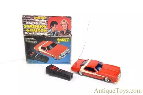 Galoob Battery Operated Remote Controlled No. 1001 Speedwave Starsky & Hutch Ford Torino RC Car in Box for Sale