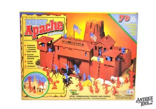 Toy Street 70pc "The Original Fort Apache Western Playset" Sealed in Box <FONT COLOR="ff000 ">*SOLD*</font>