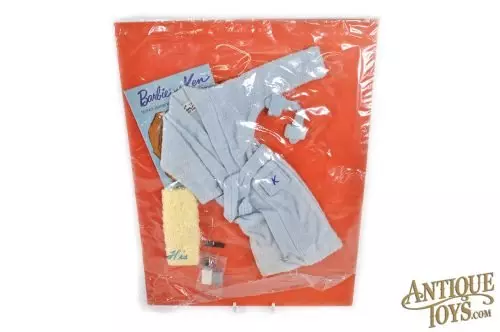 Mattel Barbie and Ken ca. 1960s Black Label #784 Terry Togs Sleeper Set on Card for Sale
