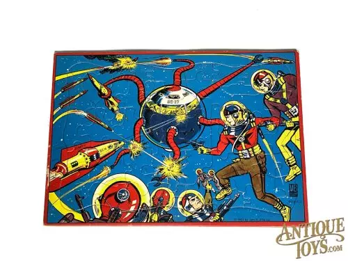 Milton Bradley Co. ca. 1950s John F. Dille Co. Buck Rogers Space-Themed Puzzle for Sale
