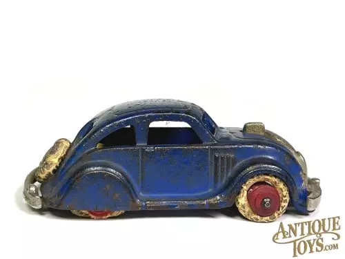 Hubley Blue Cast Iron Chrysler Airflow 4.5" for Sale