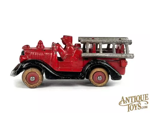 Hubley Cast Iron Fire Engine Ladder Truck 4.75" for Sale