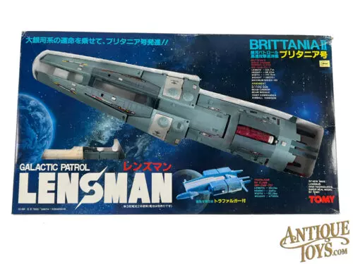 Tomy ca. 1980s Galactic Patrol Lensman Brittania II Space Cruiser in Box for Sale