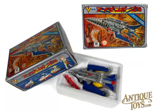 Tomy ca. 1980s Diecast Dinosaur War Izenborg/Eisenborg Chogokin in Box for Sale