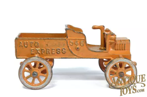 Kenton Orange Cast Iron 546 Auto Express Truck 7" for Sale
