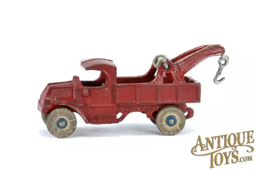 Champion Hardware Co. Red Cast Iron Tow Truck 8.5" for Sale