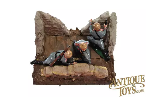 WWI Era Custom Toy Soldier Trench Diorama <FONT COLOR="ff000">*SOLD*</font>